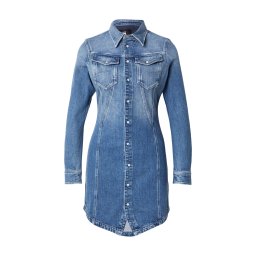 G-STAR Rochie tip bluză albastru denim