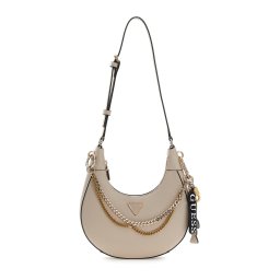 GUESS Geantă de umăr 'Davina' gri taupe