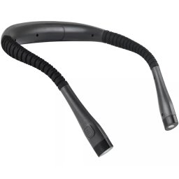 Lampă de citit pentru gât, multifuncțională, 3 tipuri de lumină LED, 3 niveluri de intensitate, încărcare usb, Gonga® Negru