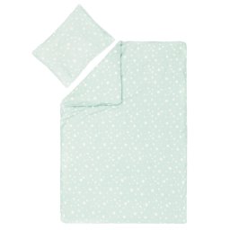 Lenjerie de pat din jerse 2 piese star mint fillikid