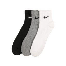 NIKE Șosete sport gri amestecat / negru / alb