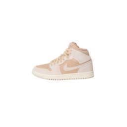 Jordan Sneaker înalt 'AIR JORDAN 1' maro cămilă / bej deschis / alb