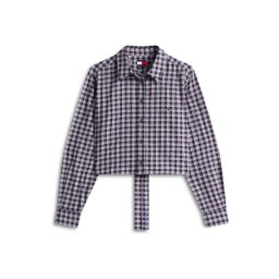 Tommy Jeans Bluză bleumarin / roz / alb