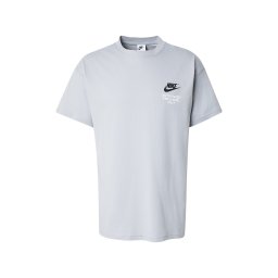Nike Sportswear Tricou gri deschis / negru / alb