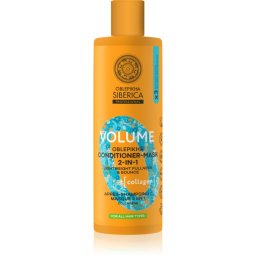 Natura Siberica Oblepikha Siberica Volume balsam și mască 2 în 1 pentru păr cu volum 400 ml