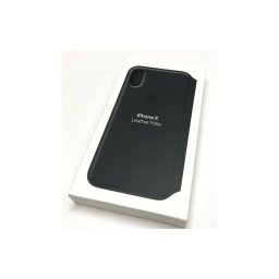 Husa de protectie, Folio pentru Apple iPhone X, Piele, MQRV2FE / A, Black
