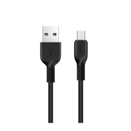 Cablu cu conectori USB tata la microUSB tata, HOCO X20 Desert Camel, 2A, 3m, Negru, Blister