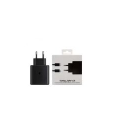 Incarcator retea Super Fast Travel Charger, 45W, USB-C + cablu USB C to USB C, 5A pentru Samsung, Negru, Blister
