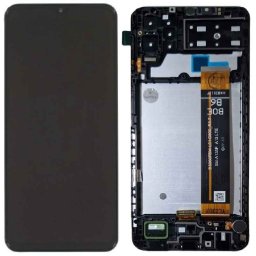 Display ecran cu Touchscreen si Rama pentru Samsung A13 4G, A135 / A137, OEM, Negru