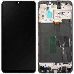 Display ecran cu Touchscreen si Rama pentru Samsung A10, A105, Incell, Negru