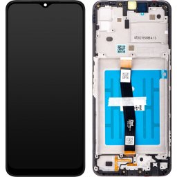 Display ecran cu Touchscreen si Rama pentru Samsung A22 5G, A226, OEM, Negru