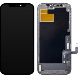 Display ecran cu Touchscreen si Rama pentru Apple Iphone 12 / 12 Pro, ZY Incell, Negru