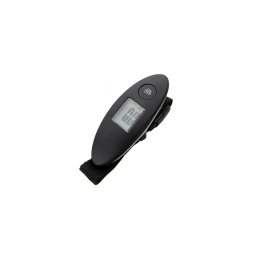 Cantar electronic digital pentru bagaje LCD de 40 kg, cantar portabil pentru valiza, geanta de calatorie cu maner, cu baterie CR2032 lithium cell, Negru