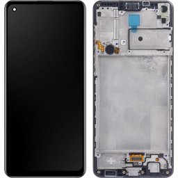 Display ecran cu Touchscreen si Rama pentru Samsung A21S, SM-A217, OEM, Negru