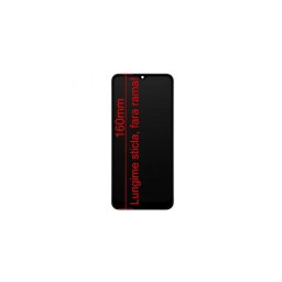 Display ecran cu Touchscreen si Rama pentru Samsung M02S (SM-M025F / DS, SM-M025F) si Samsung M03S, Varianta scurta cu sticla 160mm, Incell, Negru