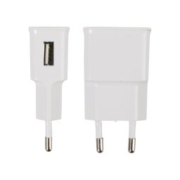 Incarcator retea, universal, pentru diferite dispozitive, USB, 10W, 5V, 2A, ETA-U90EWE, Alb