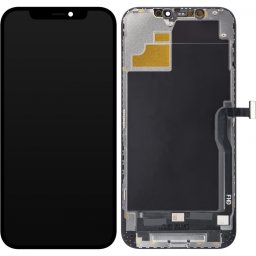 Display ecran cu Touchscreen si Rama pentru Apple Iphone 12 Pro Max, ZY Incell, Negru