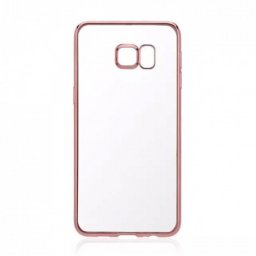 Husa E-TPU pentru Samsung S5, silicon, rose gold