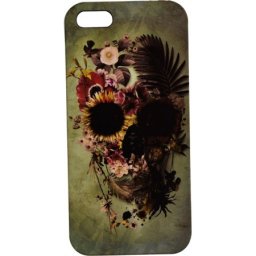 Husa Capac Hard PC pentru Iphone 5 / 5S Flower Skull