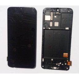 Display ecran cu Touchscreen si Rama pentru Samsung A40, A405, Incell, Negru