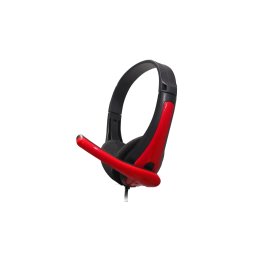 Casti gaming pentru notebooks, telefoane, tablete, PS4, Xbox One, microfon cu anulare a zgomotului, jack 3, 5 mm, Rosu