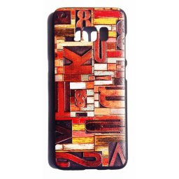 Husa Capac Hard PC pentru Samsung Galaxy S8 , Model Litere