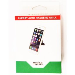 Suport auto pentru telefon, magnetic, atasabil sistemului de ventilatie