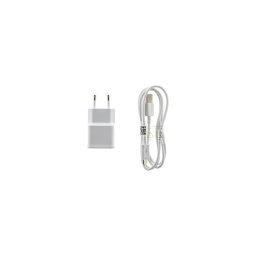Incarcator retea pentru Samsung J4,J4+,J6,J6+,A6,A6, Microusb, ETA0U83EWE+ECB-DU4AWE, 1A, Alb