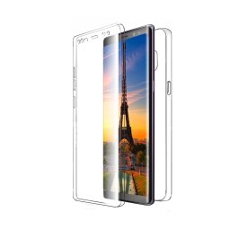 Husa 360 (fata+spate) silicon transparent pentru Samsung Note 10