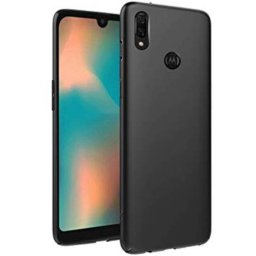 Husa TPU Silicon pentru Motorola One Vision Negru