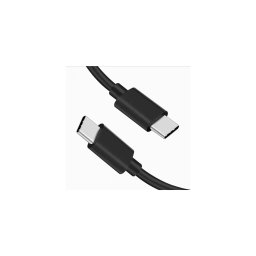 Cablu de date si incarcare HD23 pentru Samsung / Huawei / Oppo / Lg / Xiaomi, Type C-Type C, 2A, 40W, 1m, Negru