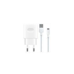 Incarcator retea Quick Charger + CabluMicro USB pentru Huawei P6,P7,P8,P8 Lite,P9 Lite,P10 Lite, 2A, Alb