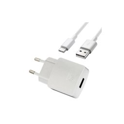 Incarcator retea HW-059200EHQ, Quick Charger + Cablu Tip C pentru Huawei Nova 5T,Mate 30 Lite,2A,Alb