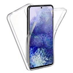 Husa 360 (fata+spate) silicon transparent pentru Samsung S20