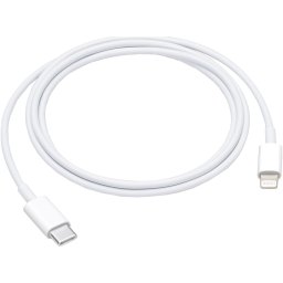 Cablu de date pentru Apple Iphone 11 / 12 / 13 / 14, USB Type-C - Lightning 2m, Alb, Bulk