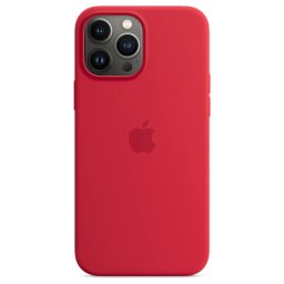 Husa spate Apple MMKH2FE / A Silicone Case cu MagSafe pentru iPhone 13 Pro,(PRODUCT)RED,Blister