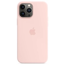 Husa spate Apple Silicone Case cu MagSafe pentru iPhone 13 Pro Max,Chalk Pink,Blister