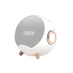 Boxa stereo cu incarcator wireless , ceas alarma, si bluetooth