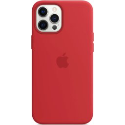 Husa de protectie Apple Silicone Case cu MagSafe pentru iPhone 12 Pro Max, Red, Blister