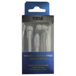 Casti cu microfon Mobile Tuning pentru Iphone / Nokia Asha / Lumia / SE Xperia / Lenovo / Samsung / Allview / Philips / Huawei / Htc Super Bass,Jack,Albe