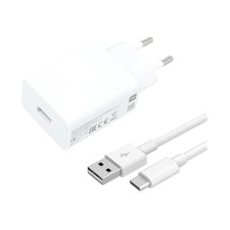 Încărcător retea MDY-11-EP și Cablu de date USB-C pentru Xiaomi, 3A, 22.5W, Alb