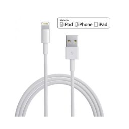 Cablu de date / incarcare USB-Lightning pentru iPhone 5 / 6 / 7 / 8 / iPod / iPad, 1m