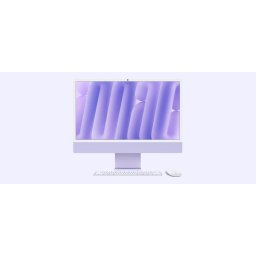Apple iMAC 24" Retina 4.5k/ Apple M4 (CPU 8-core, GPU 8-core, NeuralEngine 16-core)/16GB/512GB - Purple - INT KB (2024)