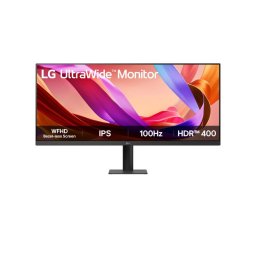 Monitor LG 34" 34U511A-B.AEU, Diagonal (inch): 34, Diagonal (cm): 86, Aspect ratio: 21:9, Panel: IPS, Resolution: 2560x1080, Refresh Rate: 100Hz, Response time GtG: 5ms, Brightness (max): 400 cd/m², Contrast (static) : 1000:1, Viewing angle: 178/178, Colo