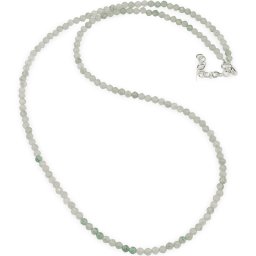 Colier aventurin pietre micro fatetate 3mm si argint 925