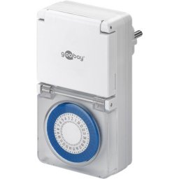 priza programabila mecanica pentru exterior goobay