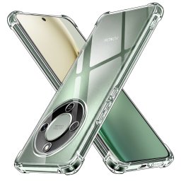 Husa silicon Honor Magic8 Lite Techsuit - Shockproof Clear Silicone Clear