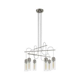 Eglo 96943 - LED Lustra pe cablu ZACHARO 6xE27/4W/230V
