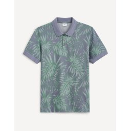 Tricouri polo pentru barbati Celio - albastru