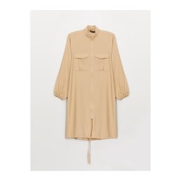 LC Waikiki Women's High Neck Straight Long Sleeve Tunic